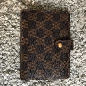 Authentic Louis Vuitton Small Ring Agenda